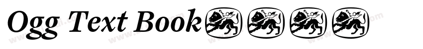 Ogg Text Book字体转换